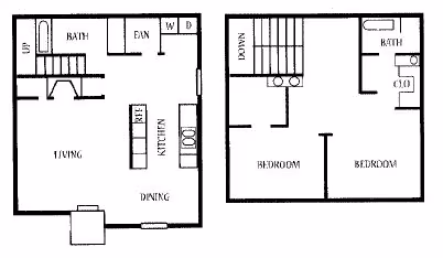 2X1.5 TH 2824B floor plan